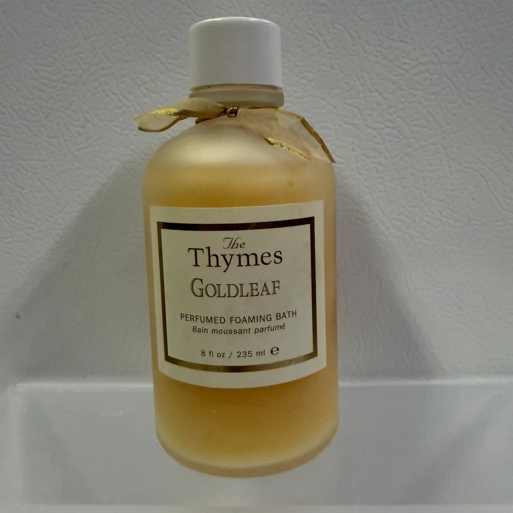 The Thymes Goldleaf Perfumed Foaming Bath Bubble Bath 8 fl oz / 235 ml NEW